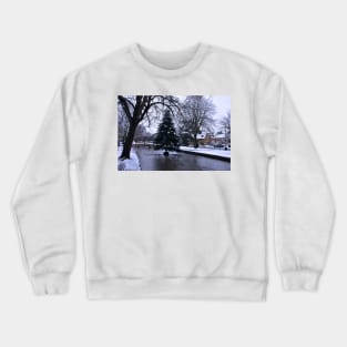 Bourton on the Water Christmas Tree Cotswolds Crewneck Sweatshirt